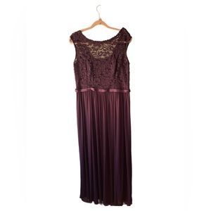 David’s Bridal Purple Bridesmaid Dress